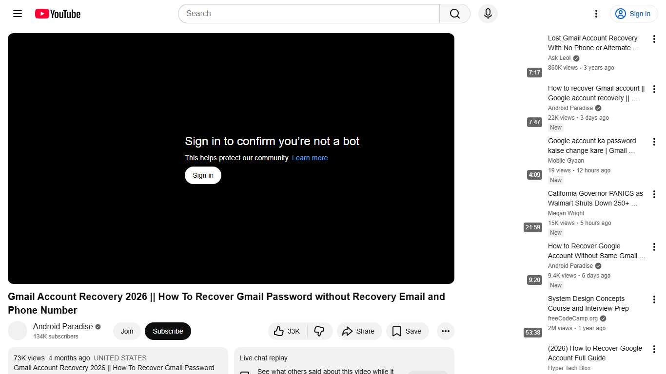 Gmail Account Recovery 2026 || How To Recover Gmail Password without Recovery Email and Phone Number - YouTube